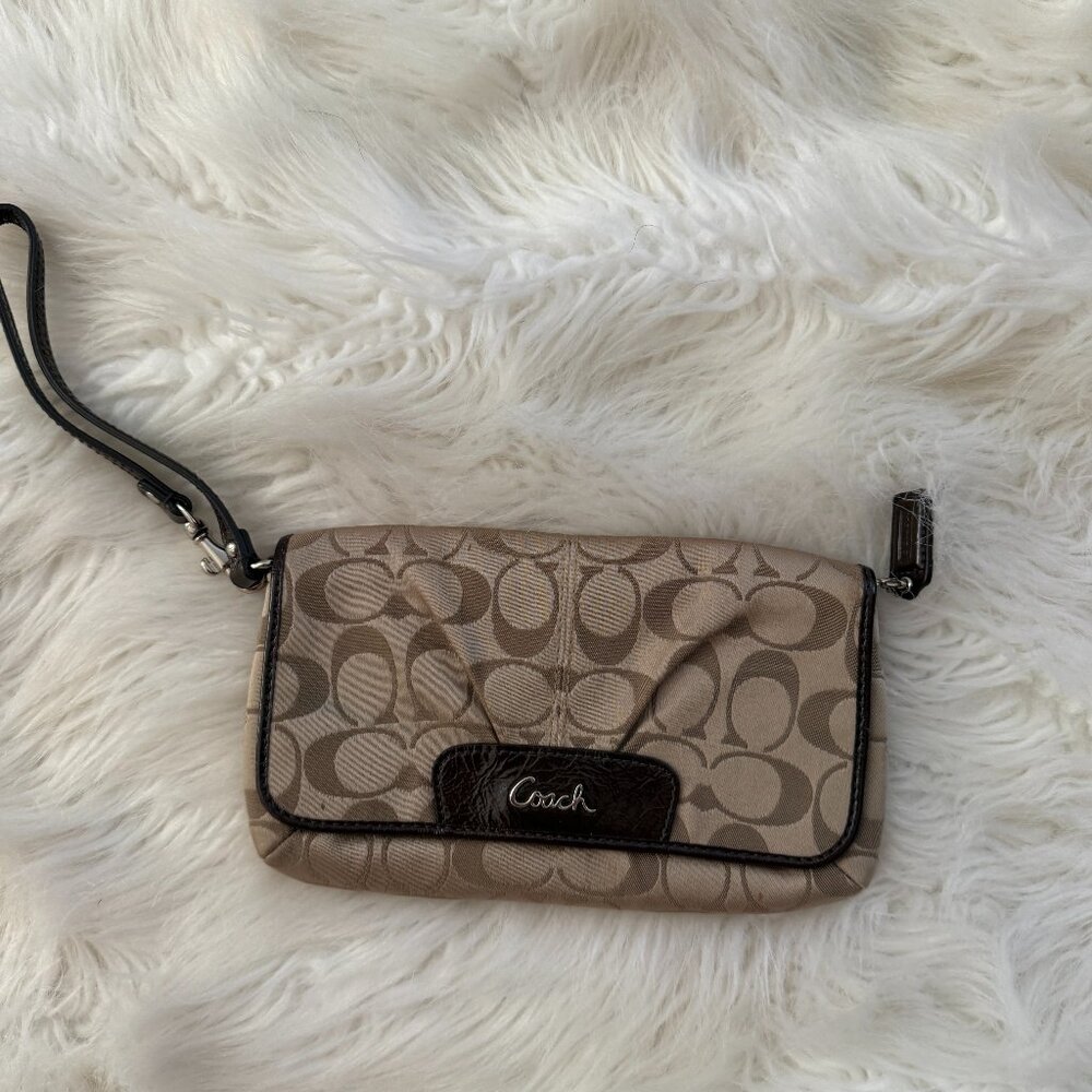 Coach Bag Nude and Brown